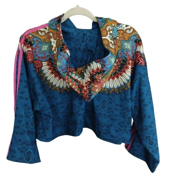 Adidas X Farm Borbomix Trefoil Crop Top Sweatshirt S - Picture 5 of 5